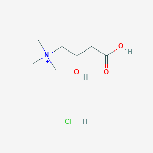 molecular formula C7H15NO3.HCl B196141 DL-Carnitine hydrochloride CAS No. 461-05-2