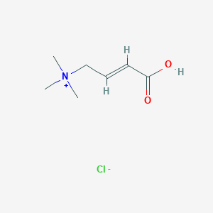molecular formula C7H14ClNO2 B196142 (3-Carboxyallyl)trimethylammonium chloride CAS No. 6538-82-5