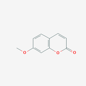 molecular formula C10H8O3 B196161 赫尼素 CAS No. 531-59-9