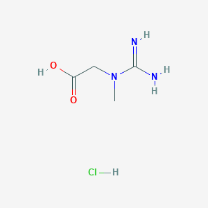 molecular formula C4H10ClN3O2 B196178 Creatine hydrochloride CAS No. 17050-09-8