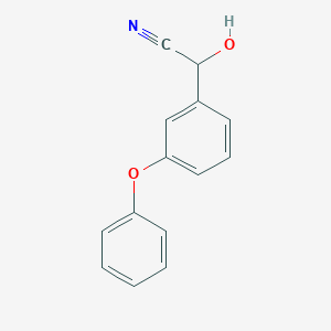 molecular formula C14H11NO2 B196181 2-羟基-2-(3-苯氧基苯基)乙腈 CAS No. 39515-47-4