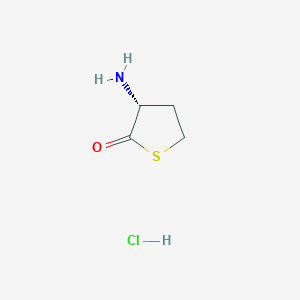 molecular formula C4H8ClNOS B196184 D-Homocysteine thiolactone hydrochloride CAS No. 1120-77-0