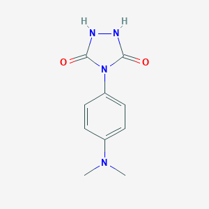 molecular formula C10H12N4O2 B196192 4-[4-(Dimethylamino)phenyl]-1,2,4-triazolidine-3,5-dione CAS No. 883455-55-8