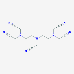 molecular formula C14H18N8 B196217 2-[Bis[2-[bis(cyanomethyl)amino]ethyl]amino]acetonitrile CAS No. 27825-74-7