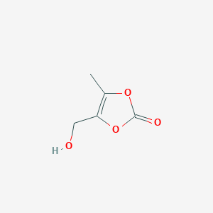 molecular formula C5H6O4 B196221 4-(Hydroxymethyl)-5-methyl-1,3-dioxol-2-one CAS No. 91526-18-0