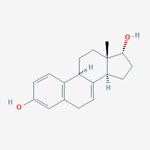 molecular formula C18H22O2 B196226 Estra-1,3,5(10),7-tetraene-3,17alpha-diol CAS No. 651-55-8