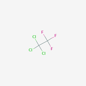 molecular formula C2Cl3F3<br>Cl2FCCClF2<br>C2Cl3F3 B196229 1,1,1-Trichloro-2,2,2-trifluoroethane CAS No. 354-58-5