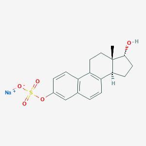 molecular formula C18H19O5S . Na B196231 Sodium 17alpha-dihydroequilenin sulfate CAS No. 56086-66-9