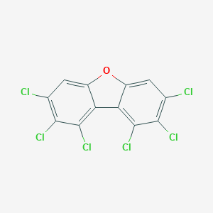 molecular formula C12H2Cl6O B196249 1,2,3,7,8,9-Hexachlorodibenzofuran CAS No. 72918-21-9