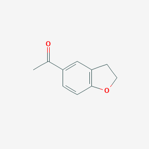 molecular formula C10H10O2 B196252 5-Acetyl-2,3-dihydrobenzo[b]furan CAS No. 90843-31-5