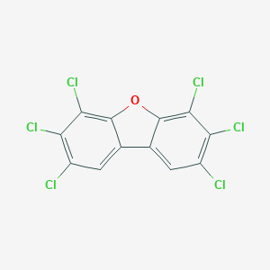 B196255 2,3,4,6,7,8-Hexachlorodibenzofuran CAS No. 60851-34-5