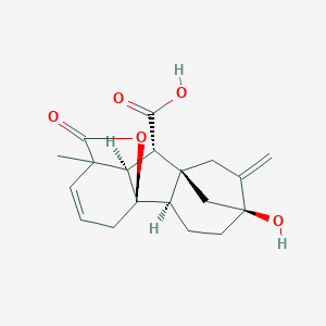 molecular formula C19H22O5 B196258 Gibberellin A5 CAS No. 561-56-8