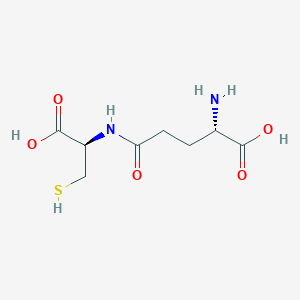 molecular formula C8H14N2O5S B196262 Gamma-L-Glutamyl-L-cysteine CAS No. 636-58-8