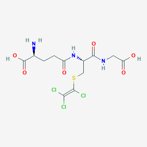molecular formula C12H16Cl3N3O6S B196277 S-(1,2,2-Trichlorovinyl)glutathione CAS No. 111574-85-7