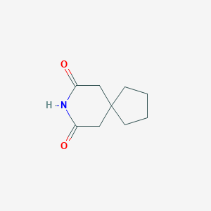 molecular formula C9H13NO2 B196294 8-氮杂螺[4.5]癸烷-7,9-二酮 CAS No. 1075-89-4