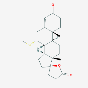 molecular formula C23H32O3S B196296 7alpha-Thiomethylspironolactone CAS No. 38753-77-4