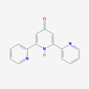 molecular formula C15H11N3O B019634 2,6-Bis(2-pyridyl)-4(1H)-pyridone CAS No. 101003-65-0