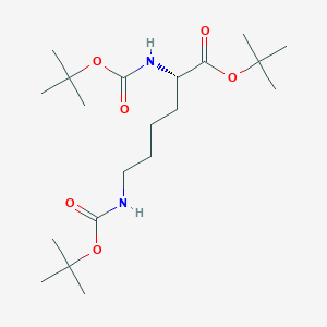 molecular formula C20H38N2O6 B019651 Nalpha,Nepsilon-Bis-boc-L-lysine tert-Butyl Ester CAS No. 97347-28-9