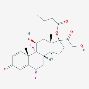 6alpha,9-Difluoro-11beta,17,21-trihydroxypregna-1,4-diene-3,20-dione 17-butyrate