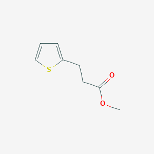 molecular formula C8H10O2S B019669 Methyl 3-(thiophen-2-yl)propanoate CAS No. 16862-05-8