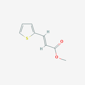 molecular formula C8H8O2S B019671 METHYL 3-(THIEN-2-YL)ACRYLATE CAS No. 20883-96-9