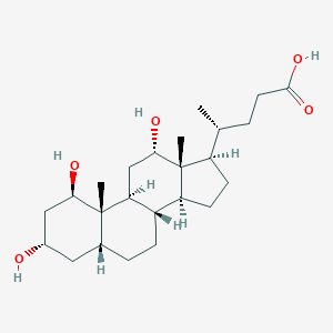 molecular formula C24H36D4O5 B196714 1beta-Hydroxydeoxycholic acid CAS No. 80434-32-8
