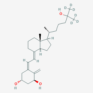 5-[2-[1-(5-hydroxy-1,5-dimethyl-hexyl)-7a-methyl-2,3,3a,5,6,7-hexahydro-1H-inden-4-ylidene]ethylidene]-4-methylene-cyclohexane-1,3-diol