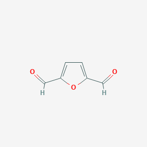 molecular formula C6H4O3 B019676 Furan-2,5-dicarbaldehyde CAS No. 823-82-5