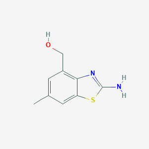 4-Benzothiazolemethanol,2-amino-6-methyl-(9CI)