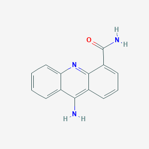 molecular formula C14H11N3O B019687 9-Aminoacridine-4-carboxamide CAS No. 106988-43-6