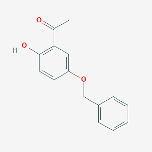 molecular formula C15H14O3 B019691 1-(5-(Benzyloxy)-2-hydroxyphenyl)ethanone CAS No. 30992-63-3