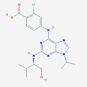 molecular formula C₂₀H₂₅ClN₆O₃ B197456 (S)-Purvalanol B 