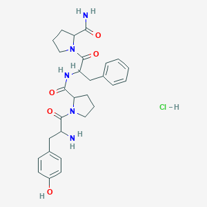 molecular formula C28H36ClN5O5 B197682 Morphiceptin hydrochloride CAS No. 87777-29-5