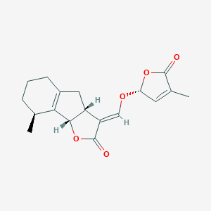molecular formula C18H20O5 B197689 Sorgolactone CAS No. 141262-39-7