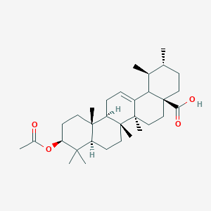molecular formula C32H50O4 B197742 Acetylursolic acid CAS No. 7372-30-7