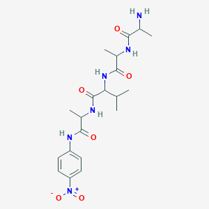 molecular formula C20H30N6O6 B019786 Ala-Ala-Val-Ala p-nitroanilide CAS No. 102185-27-3