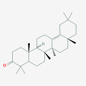 molecular formula C30H48O B197902 (6aR,6bS,8aR,14aR,14bR)-4,4,6a,6b,8a,11,11,14b-octamethyl-2,4a,5,6,7,8,9,10,12,13,14,14a-dodecahydro-1H-picen-3-one CAS No. 20248-08-2