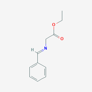 molecular formula C11H13NO2 B019807 Ethyl 2-(benzylideneamino)acetate CAS No. 40682-54-0