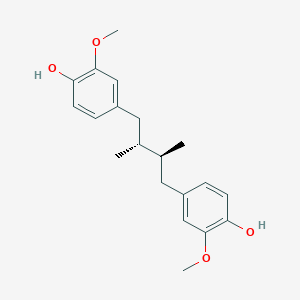 molecular formula C20H26O4 B198071 Meso-dihydroguaiaretic acid CAS No. 66322-34-7