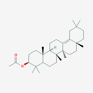 molecular formula C32H52O2 B198114 [(3S,4aR,6aR,6bS,8aR,14aR,14bR)-4,4,6a,6b,8a,11,11,14b-octamethyl-1,2,3,4a,5,6,7,8,9,10,12,13,14,14a-tetradecahydropicen-3-yl] acetate CAS No. 51361-60-5