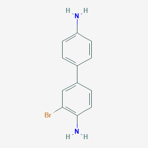 molecular formula C12H11BrN2 B019813 (1,1'-Biphenyl)-4,4'-diamine, 3-bromo- CAS No. 108238-11-5