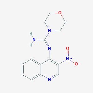 molecular formula C14H15N5O3 B019815 Troquidazole CAS No. 108001-60-1