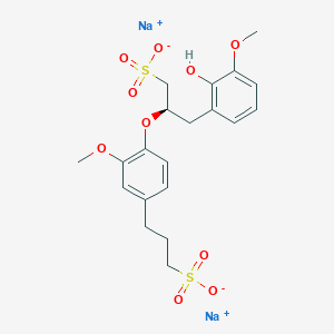 molecular formula C20H24Na2O10S2 B198193 Lignosulfonic acid, sodium salt CAS No. 8061-51-6