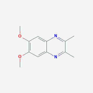 molecular formula C12H14N2O2 B019829 6,7-Dimethoxy-2,3-dimethylquinoxaline CAS No. 32388-00-4