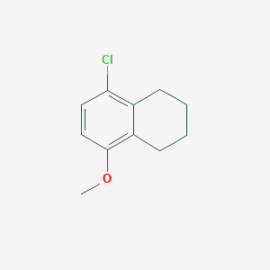 molecular formula C11H13ClO B019834 5-Chloro-8-methoxy-1,2,3,4-tetrahydronaphthalene CAS No. 100126-67-8