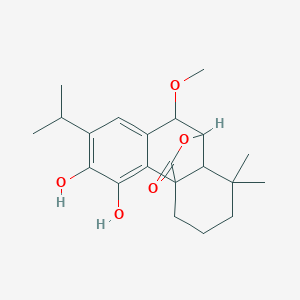 molecular formula C21H28O5 B198365 7-O-Methylrosmanol CAS No. 113085-62-4
