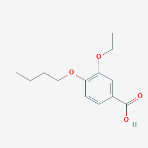 molecular formula C13H18O4 B019839 4-Butoxy-3-ethoxybenzoic acid CAS No. 101268-36-4