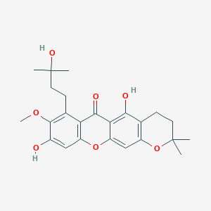 molecular formula C24H28O7 B198461 3-异山竹黄素水合物 CAS No. 26063-96-7
