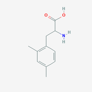 molecular formula C11H15NO2 B019857 2-Amino-3-(2,4-dimethylphenyl)propanoic acid CAS No. 103854-24-6