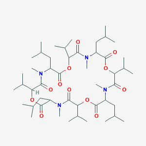 molecular formula C48H84N4O12 B019859 Bassianolide CAS No. 64763-82-2